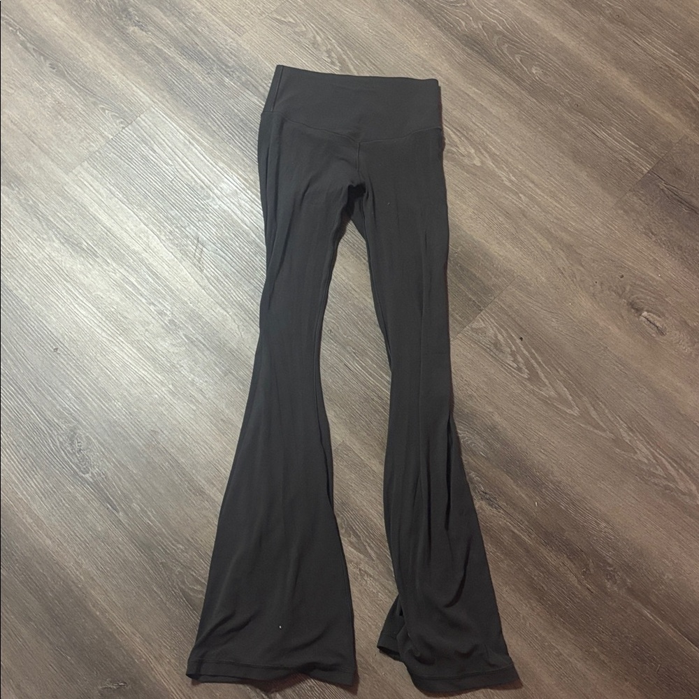 aerie gray flared leggings